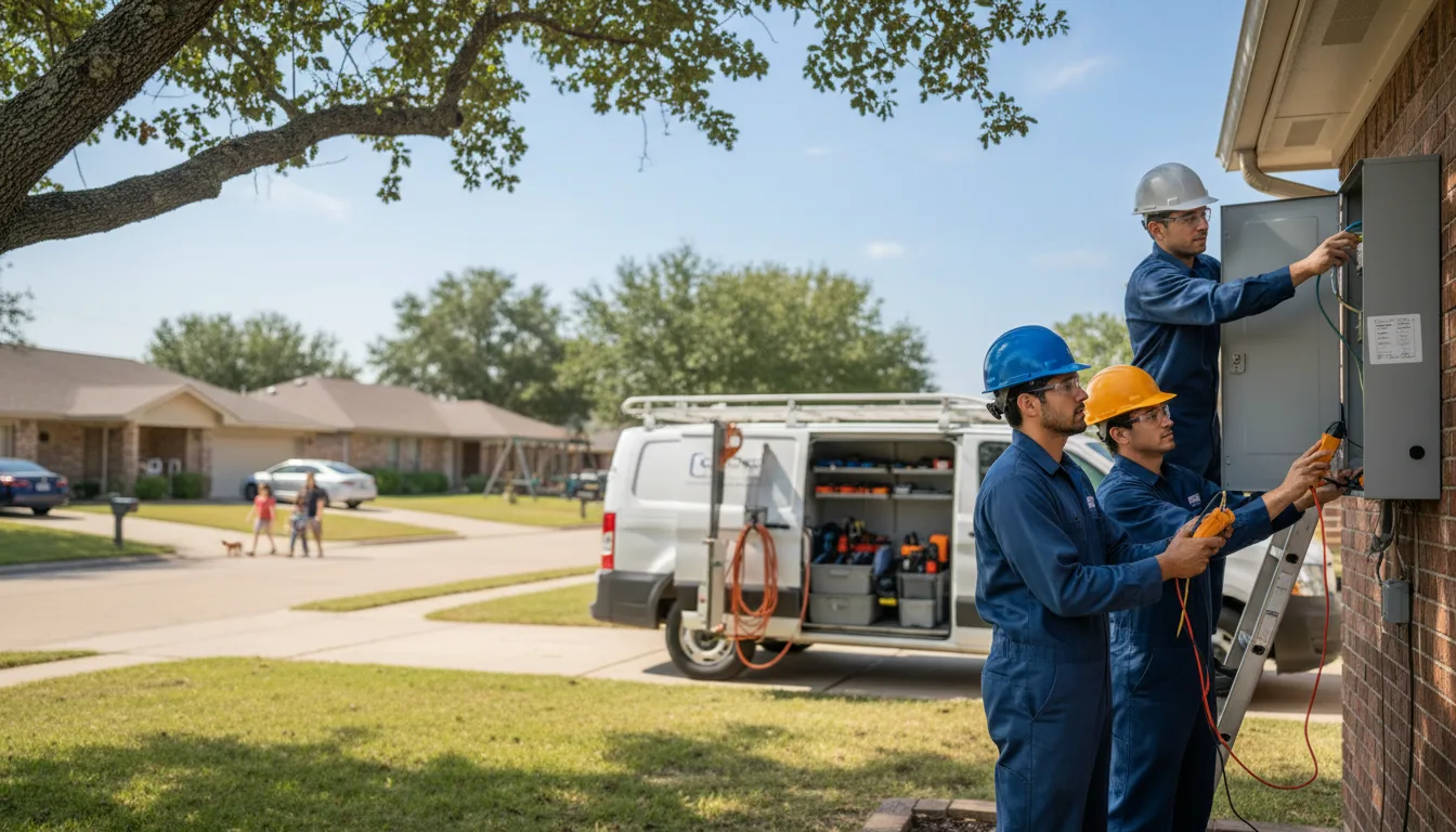 Certified electrician providing emergency electrical services in Mcfarland, WI